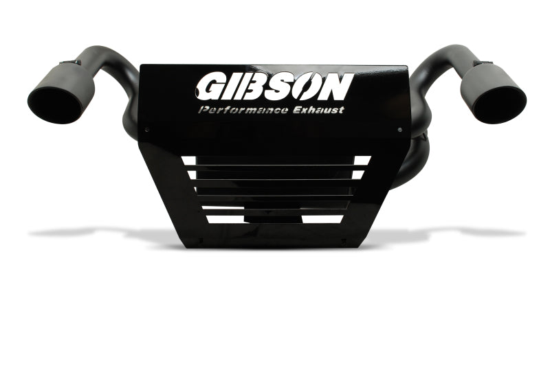 Gibson Dual Exhaust System - Black Ceramic - Polaris UTV 2016-18