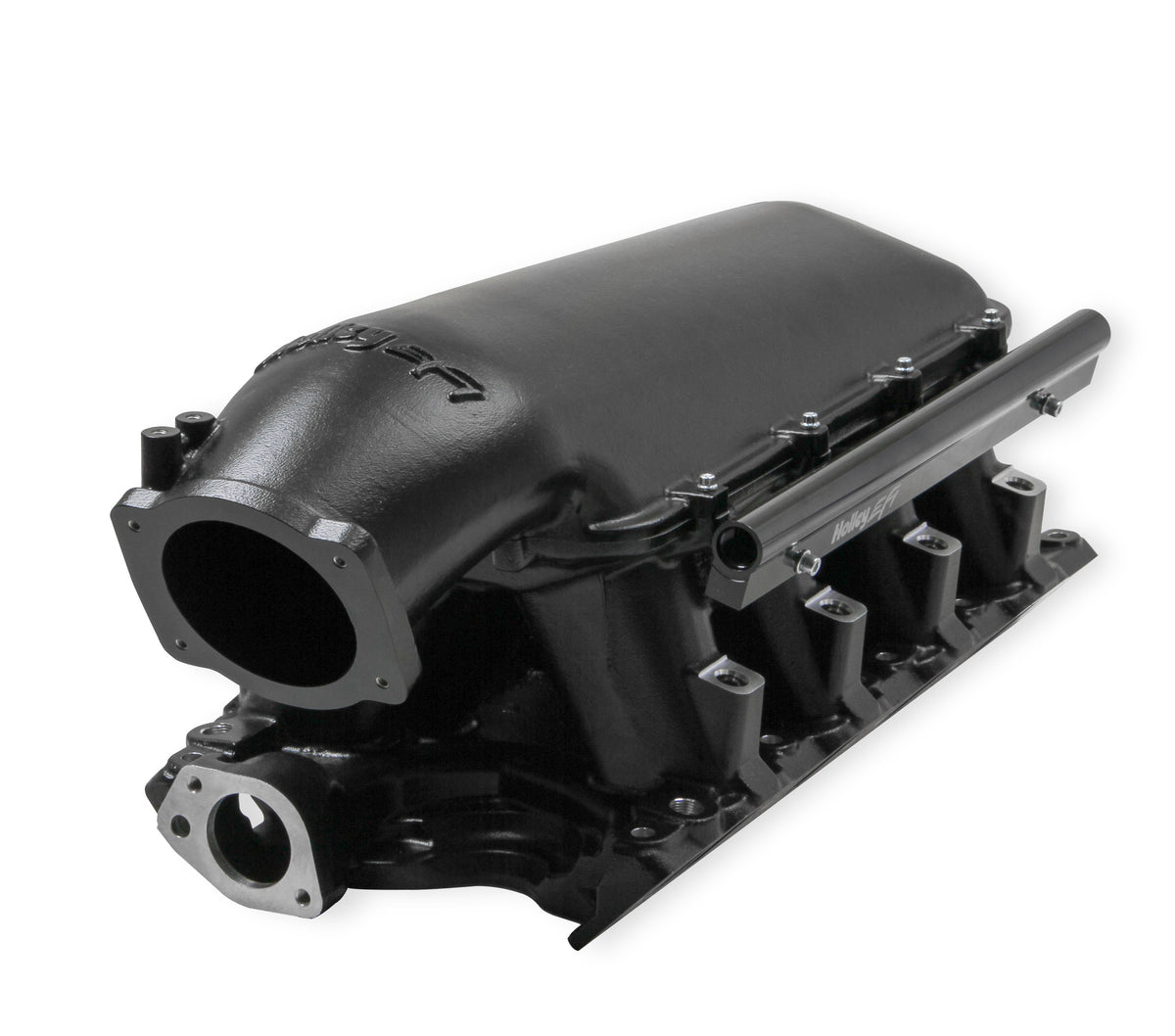 Holley EFI Hi-Ram EFI Intake Manifold Kit - 105 mm Throttle Body Flange - Black - 351W Small Block Ford
