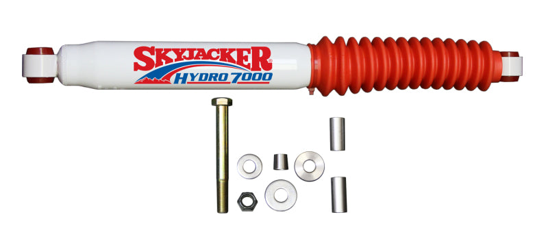 Skyjacker 7000 Series Steering Stabilizer - White Paint - Dodge Ram Fullsize Truck 2003-08