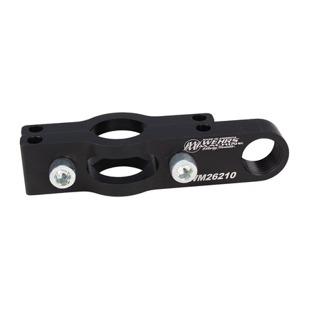 Wehrs Machine Steering Support Bracket - Clamp-On - 1 in Tube - Black