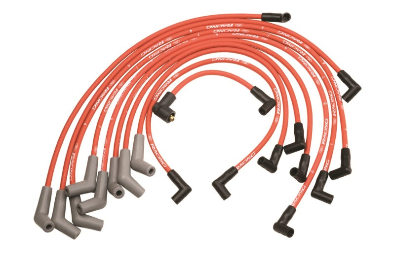 Ford Racing 9mm Spark Plug Wire Set - SB Ford 5.0, 5.8L V-8 Engine - Red - 45 Boot