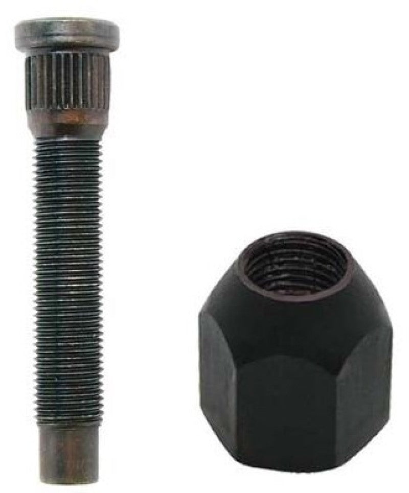 Moroso Performance Products 1/2-20" Thread Lugnut/Wheel Stud 3.000" Long 0.615" Knurl Lugnuts - Steel