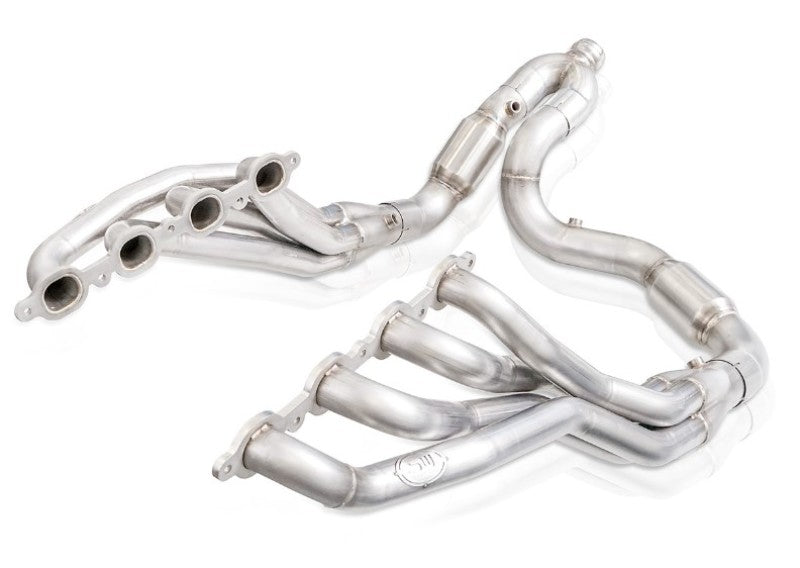 Stainless Works Headers - 1-7/8" Primary - 3" Collector - Y Pipe Included - Catted - Stainless - Natural - GM Fullsize Truck 2019-20