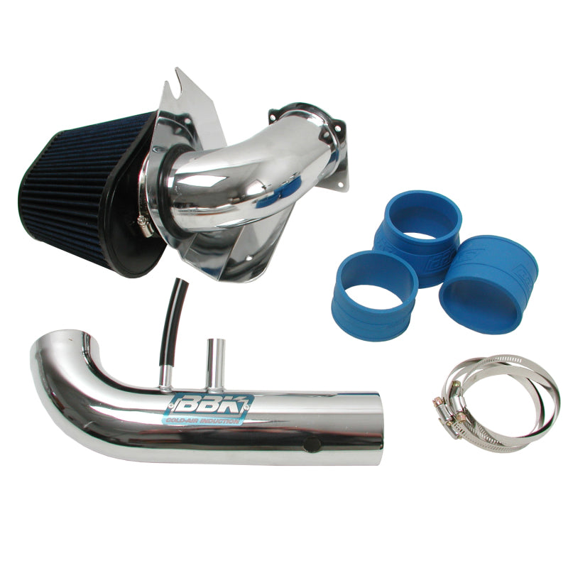 BBK Performance Air Intake - Reusable Oiled Filter - Chrome - Ford Modular - GT - Ford Mustang 1996-2004