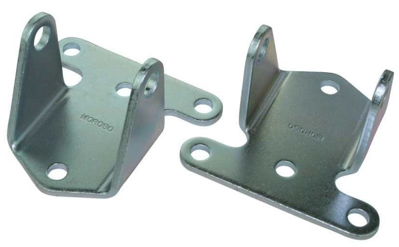 Moroso Long Chevy Motor Mounts - SB Chevy .188" Zinc Plated Steel