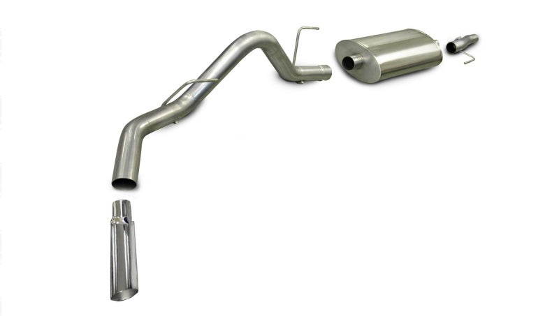 Corsa Sport Cat-Back Exhaust System - 3 in Diameter - 4 in Tip - Ford Modular - Ford Fullsize Truck 2009-10