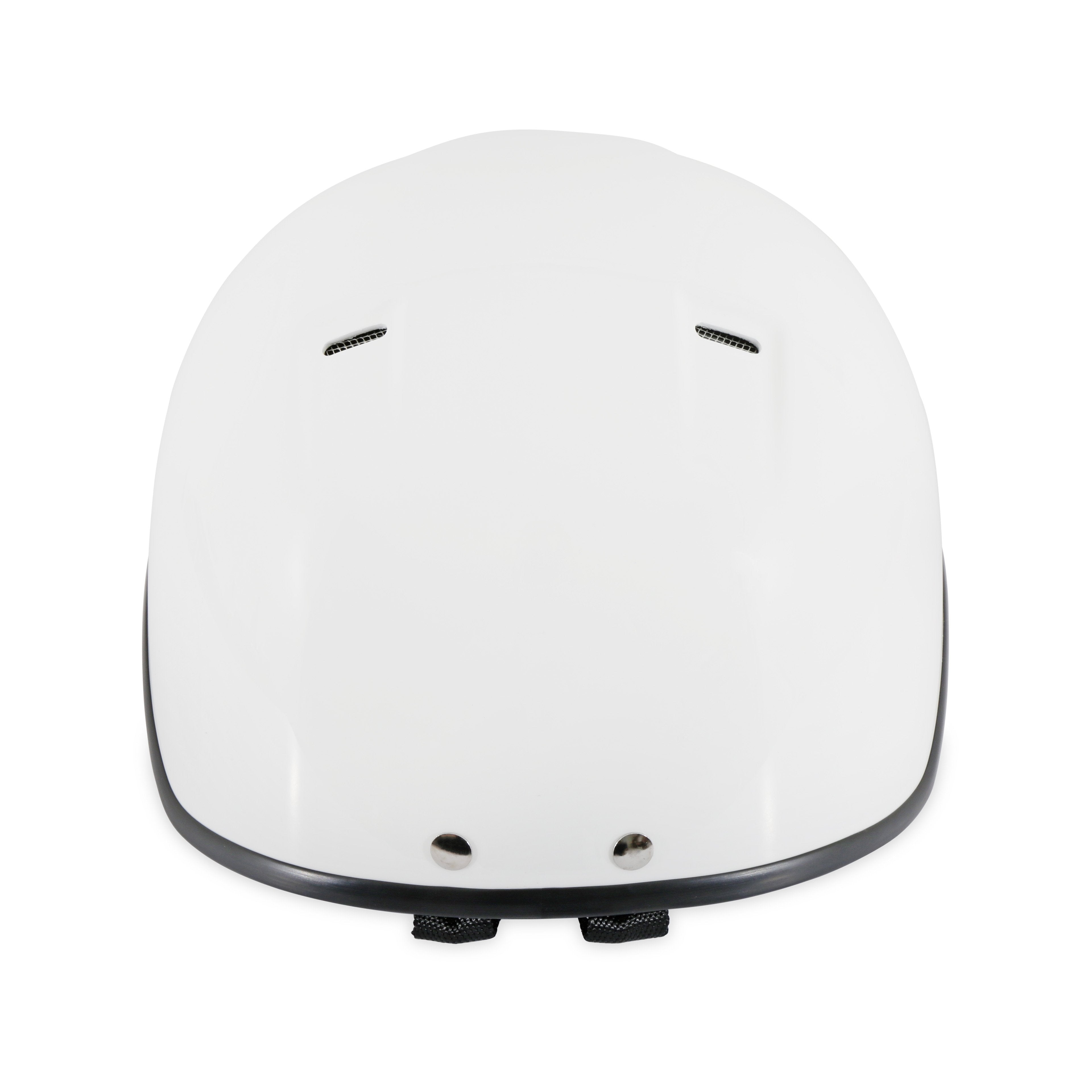 Simpson Shorty Crew Helmet - White