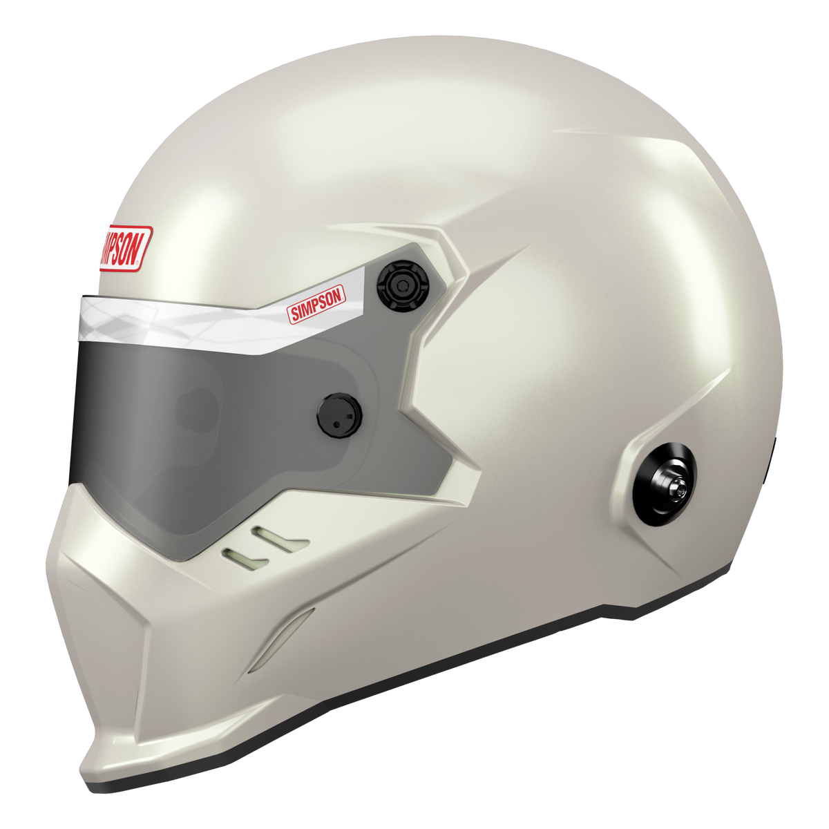 Simpson Kingsnake Helmet - Pearl White