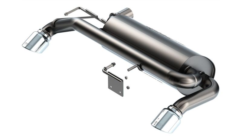 Borla S-Type Axle-Back Exhaust System - 2-3/4 in to 2-1/2 in Diameter - 4 in Tips - Ford Midsize SUV 2021-22 11977