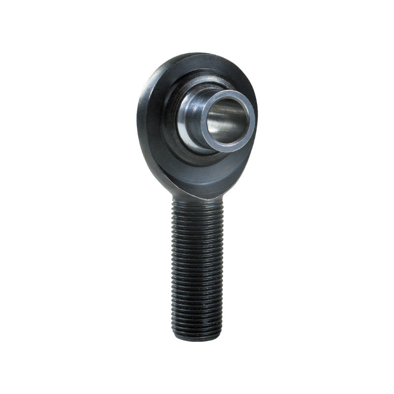 QA1  PCYM-T Series Rod End - 3/4" Bore - 3/4-16" LH Male Thread - PTFE Lined - High Misalignment - Chromoly - Black Oxide