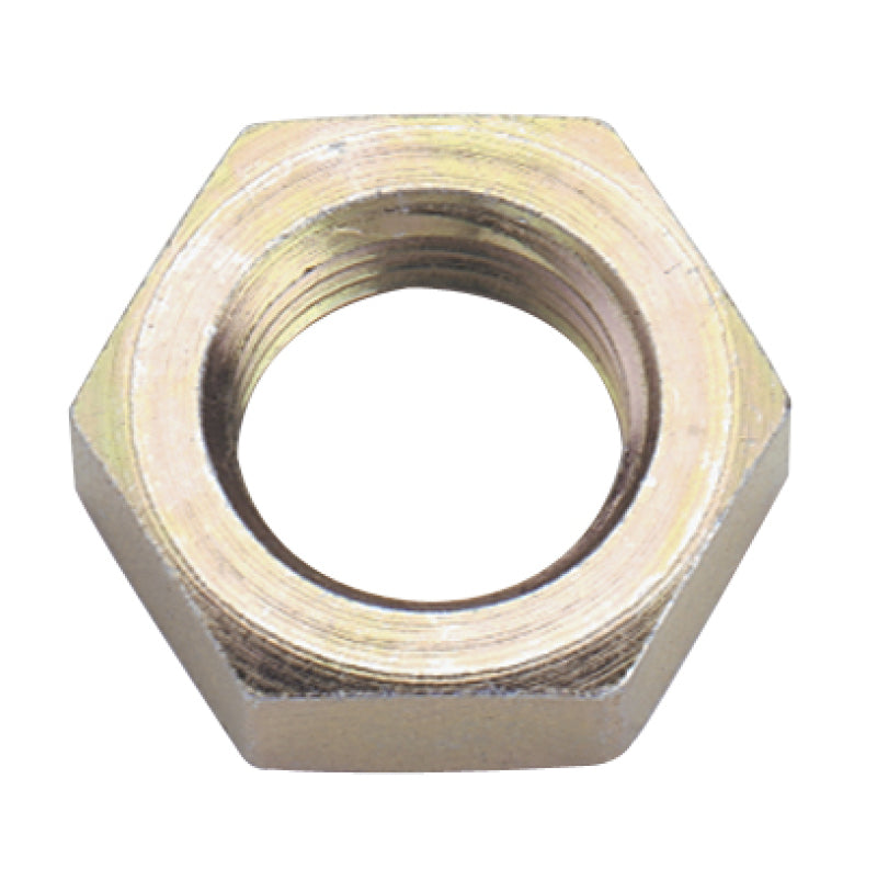 Fragola Bulkhead Fitting Nut - 7/16-20" Thread - Steel - Zinc Oxide