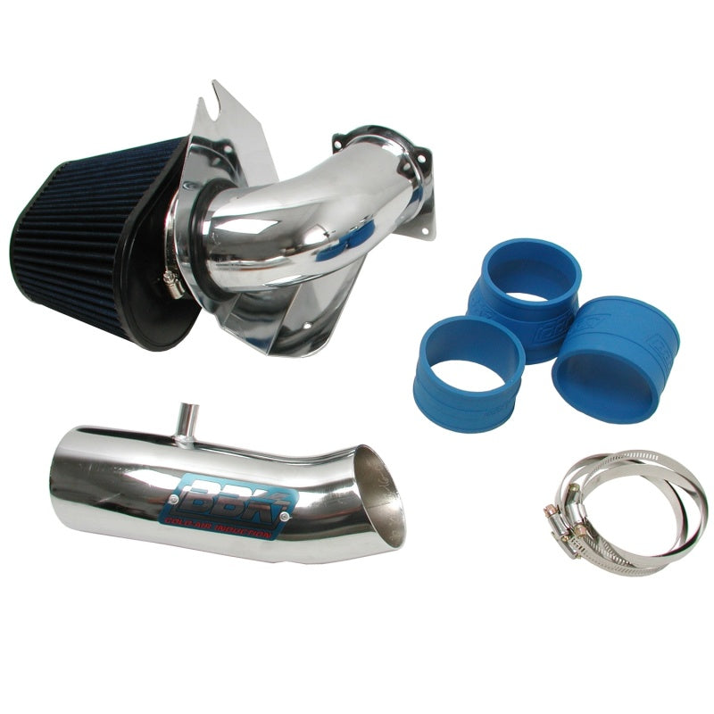 BBK Performance Air Intake - Reusable Oiled Filter - Chrome - Small Block Ford - Ford Mustang 1994-95