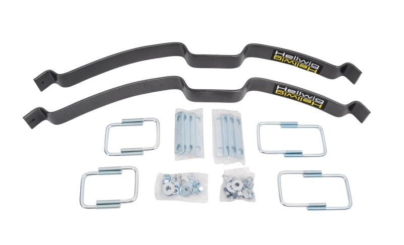 Hellwig EZ-990 Add-A-Leaf Stock Height Rear Helper Spring Kit - Silver Powder Coat - Ford Fullsize Truck 2004-08