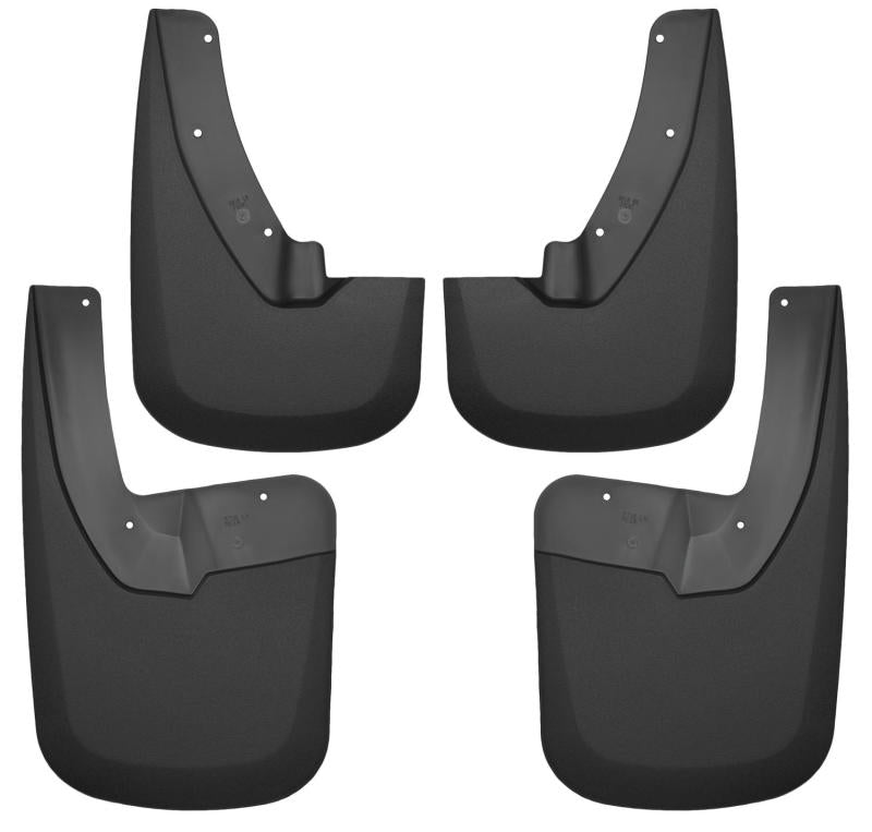 Husky Liners Front / Rear Mud Guards - Black / Textured - Dodge Ram Fullsize Truck 2009-18 58186