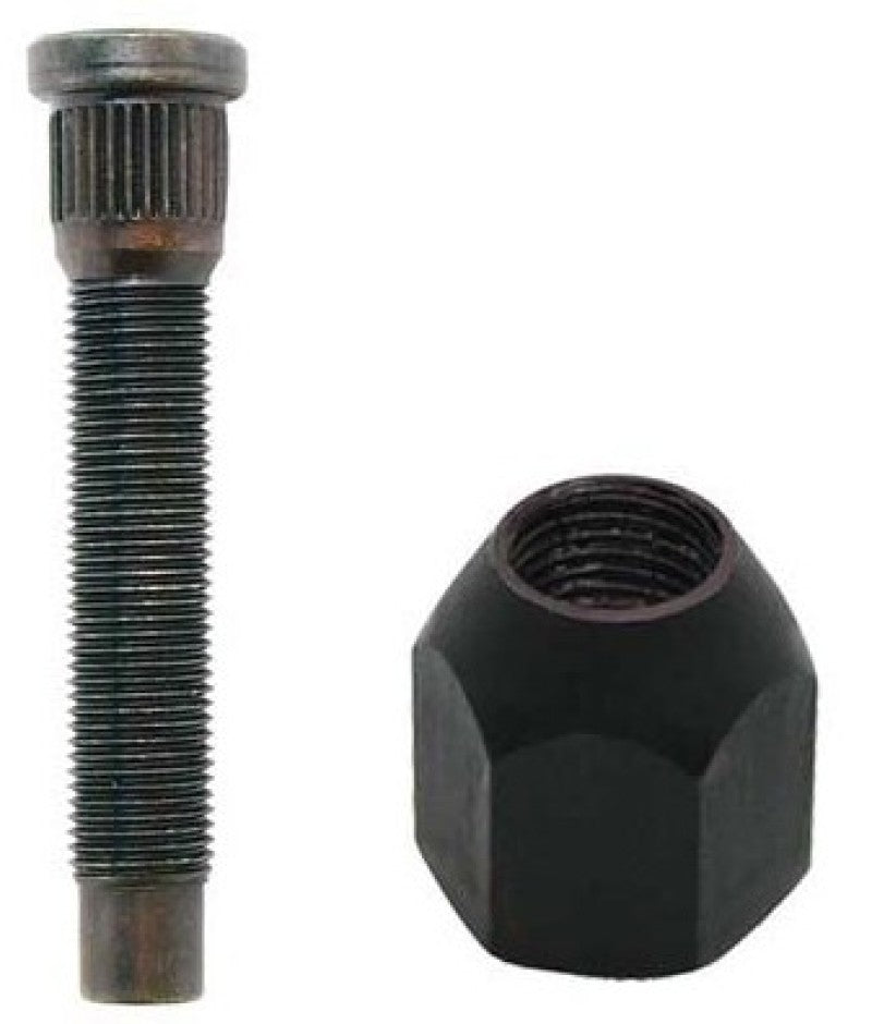 Moroso Performance Products 1/2-20" Thread Lugnut/Wheel Stud 3.000" Long 0.594" Knurl Lugnuts - Steel