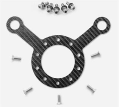 Grant Steering Wheel Mount Switch Panel - 2 Hole - Carbon Fiber
