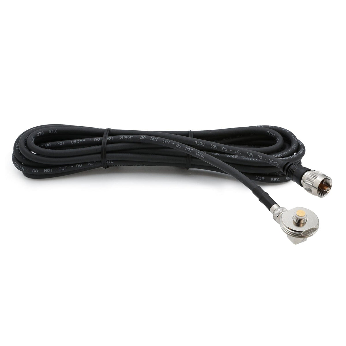 Rugged Radios 15 Ft Antenna Cable /w Removable Mini 3/8 NMO Bulkhead Mount NMO-MINI-U-15