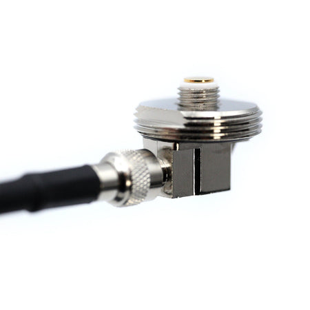Rugged Radios 15 Ft Antenna Cable /w Removable Mini 3/8 NMO Bulkhead Mount NMO-MINI-U-15