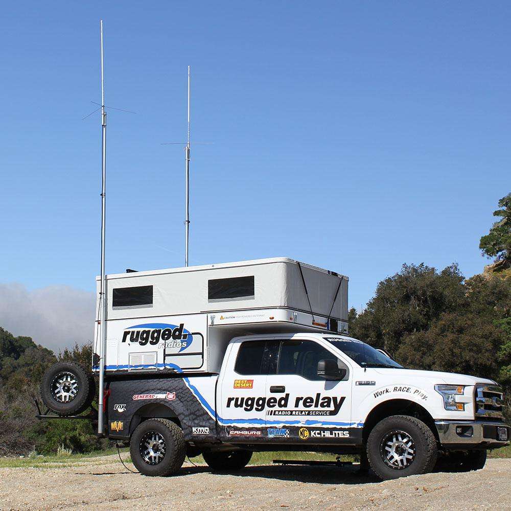 Rugged Radios 20 Ft Telescoping Flag Pole for Base Camp & Base Station Antenna ANT-POLE-20