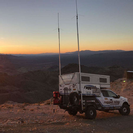 Rugged Radios 20 Ft Telescoping Flag Pole for Base Camp & Base Station Antenna ANT-POLE-20
