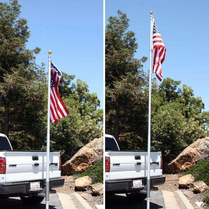 Rugged Radios 20 Ft Telescoping Flag Pole for Base Camp & Base Station Antenna ANT-POLE-20
