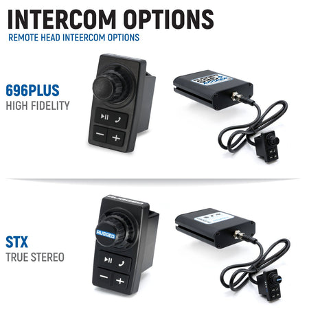 Rugged Radios 2024 Yamaha YXZ 1000R Complete Communication Kit /w Bluetooth Intercom & 2-Way Radio - 696 PLUS Remote Head / G1 GMRS YXZ-696RS-G1-HK