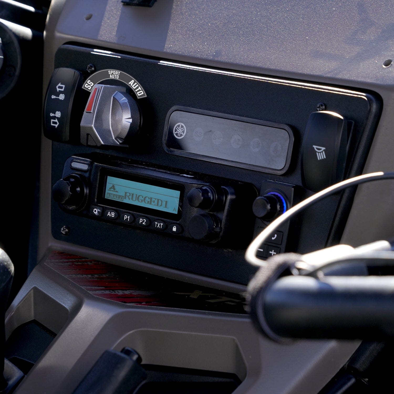 Rugged Radios 2024 Yamaha YXZ 1000R Complete Communication Kit /w Bluetooth Intercom & 2-Way Radio - 696 PLUS Remote Head / G1 GMRS YXZ-696RS-G1-HK