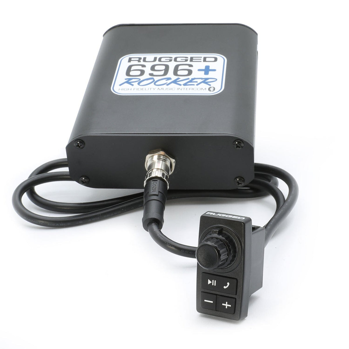 Rugged Radios 696 PLUS - REMOTE HEAD Intercom /w Bluetooth Music RRP696-ROCKER
