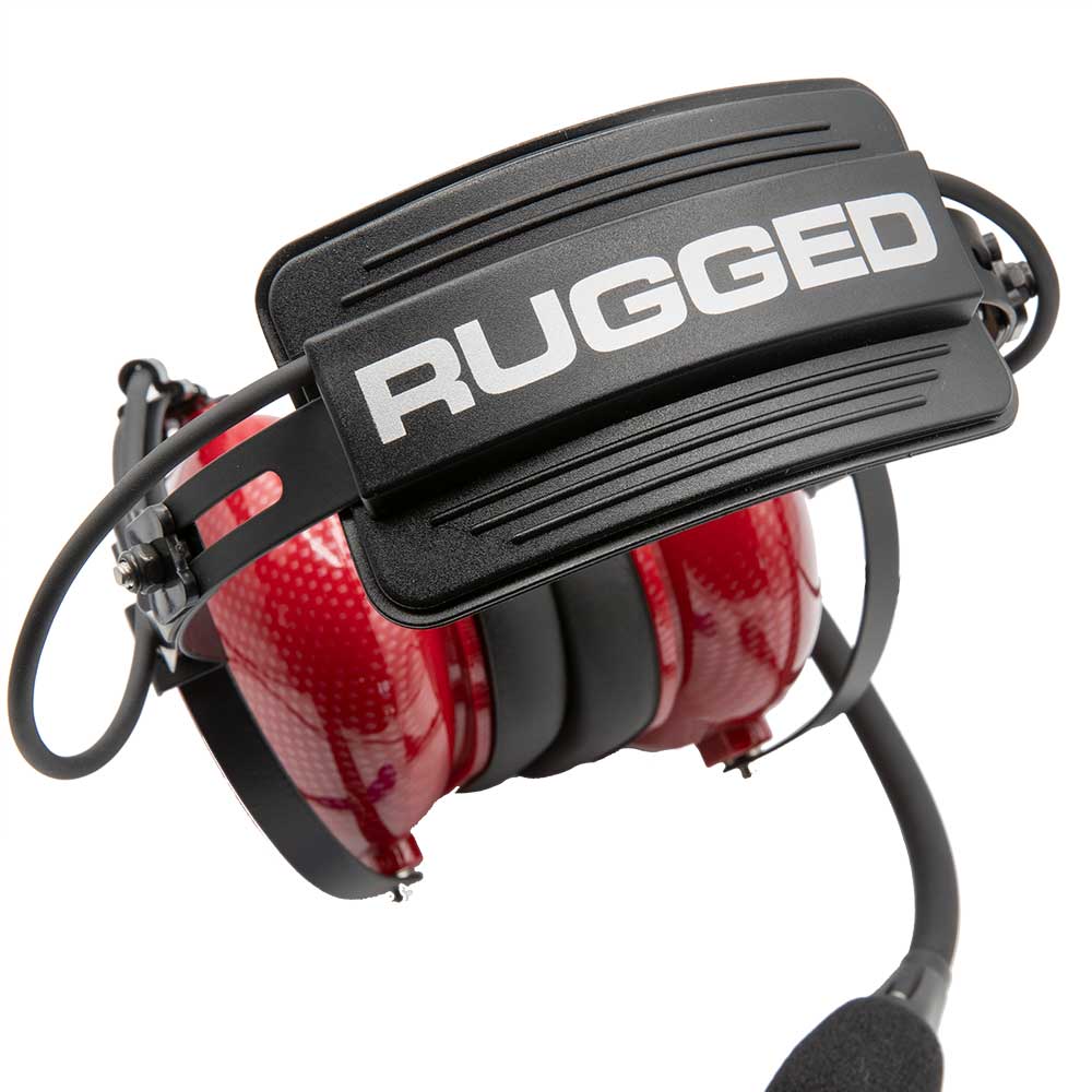 Rugged Radios Ultimate Alpha Audio Youth Headset /w Volume Control (OTH) -Red H22-STX-KID
