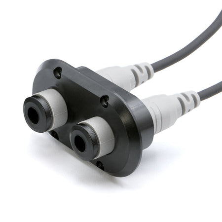 Rugged Radios Dual Headset / Helmet Jack Flush Mount - Offroad JM-D-F