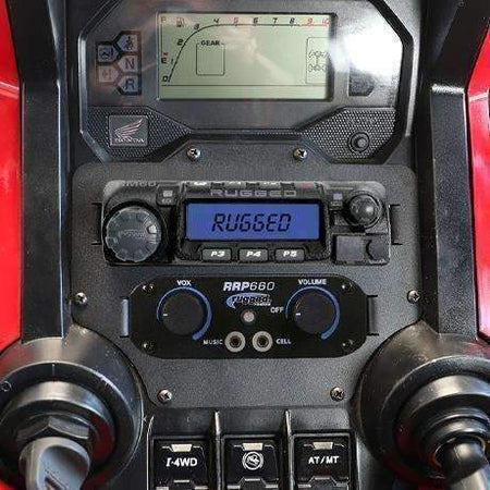 Rugged Radios Honda Talon Mount for Radio Intercom and Switches - M1 / G1 / G4 / RM45 / RM60 / GMR45 Radio + Switch Holes MT-TALON-RM-SW