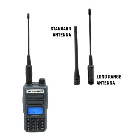 Rugged Radios Long Range Antenna for GMR2 PLUS GMR5 GMR5-X GMRS-SMA-M