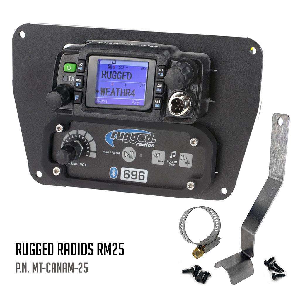 Rugged Radios Can-Am Commander Intercom and Radio Mount - Rugged M1/G1/G4/RM45/RM60/GMR45 MT-CANAM-RM