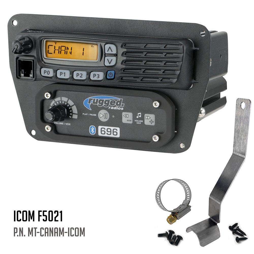 Rugged Radios Can-Am Commander Intercom and Radio Mount - Rugged M1/G1/G4/RM45/RM60/GMR45 MT-CANAM-RM