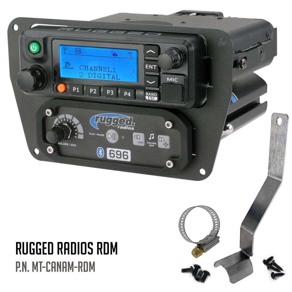 Rugged Radios Can-Am Commander Intercom and Radio Mount - Rugged M1/G1/G4/RM45/RM60/GMR45 MT-CANAM-RM