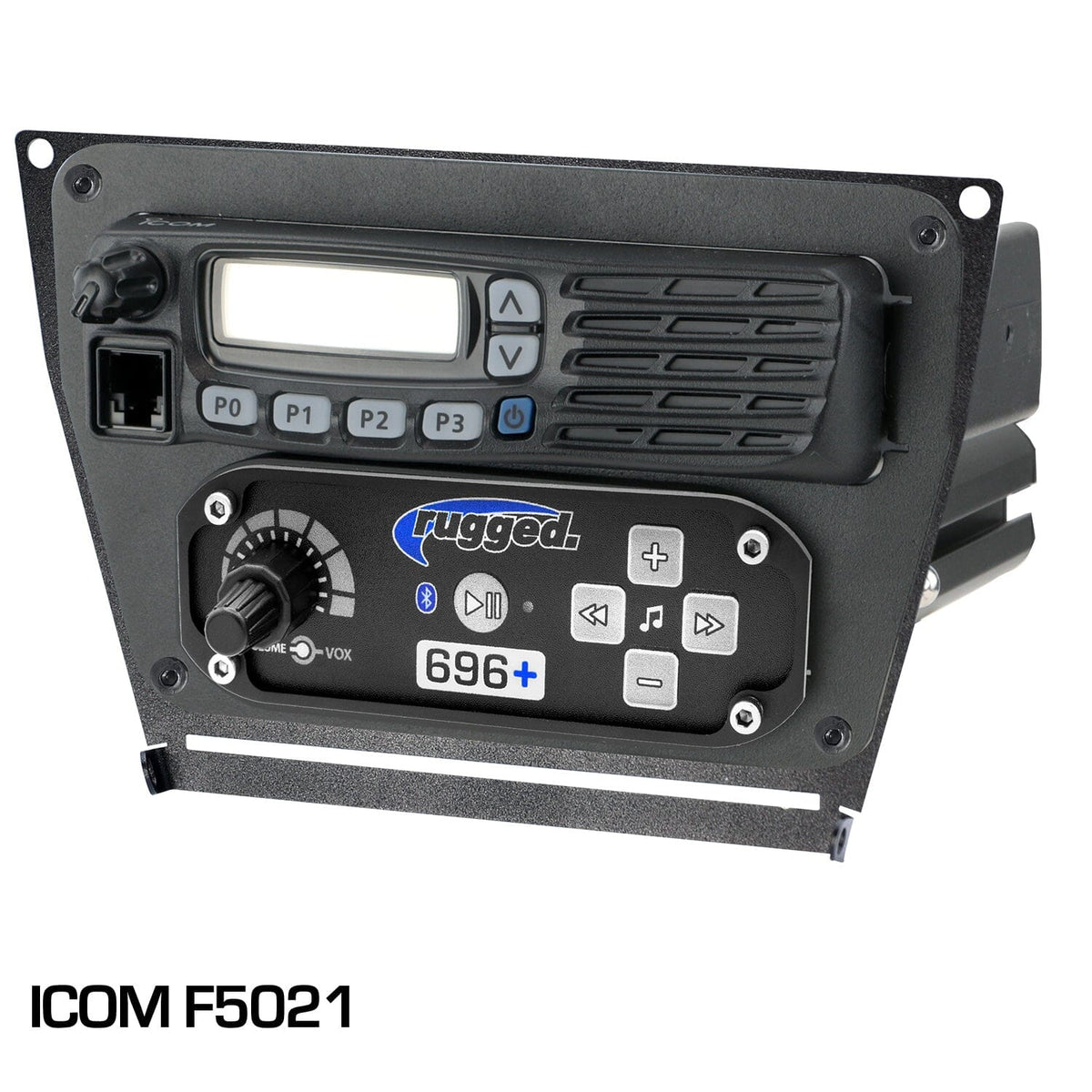 Rugged Radios Polaris RZR Pro XP / Turbo R / Pro R - Dash Mount Radio & Intercom - Rugged Radios M1/G1/G4/RM45/RM60/GMR45 /w Switch Holes IK-RM-PRO-DM