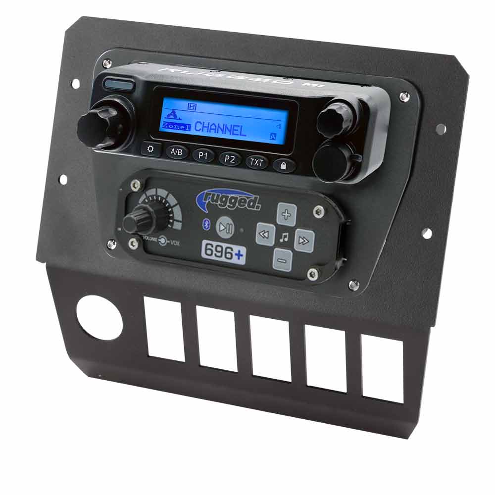 Rugged Radios Polaris General Complete Communication Kit /w Bluetooth Intercom & 2-Way Radio - 696 PLUS / M1 VHF Business Band GEN-696-M1-HK