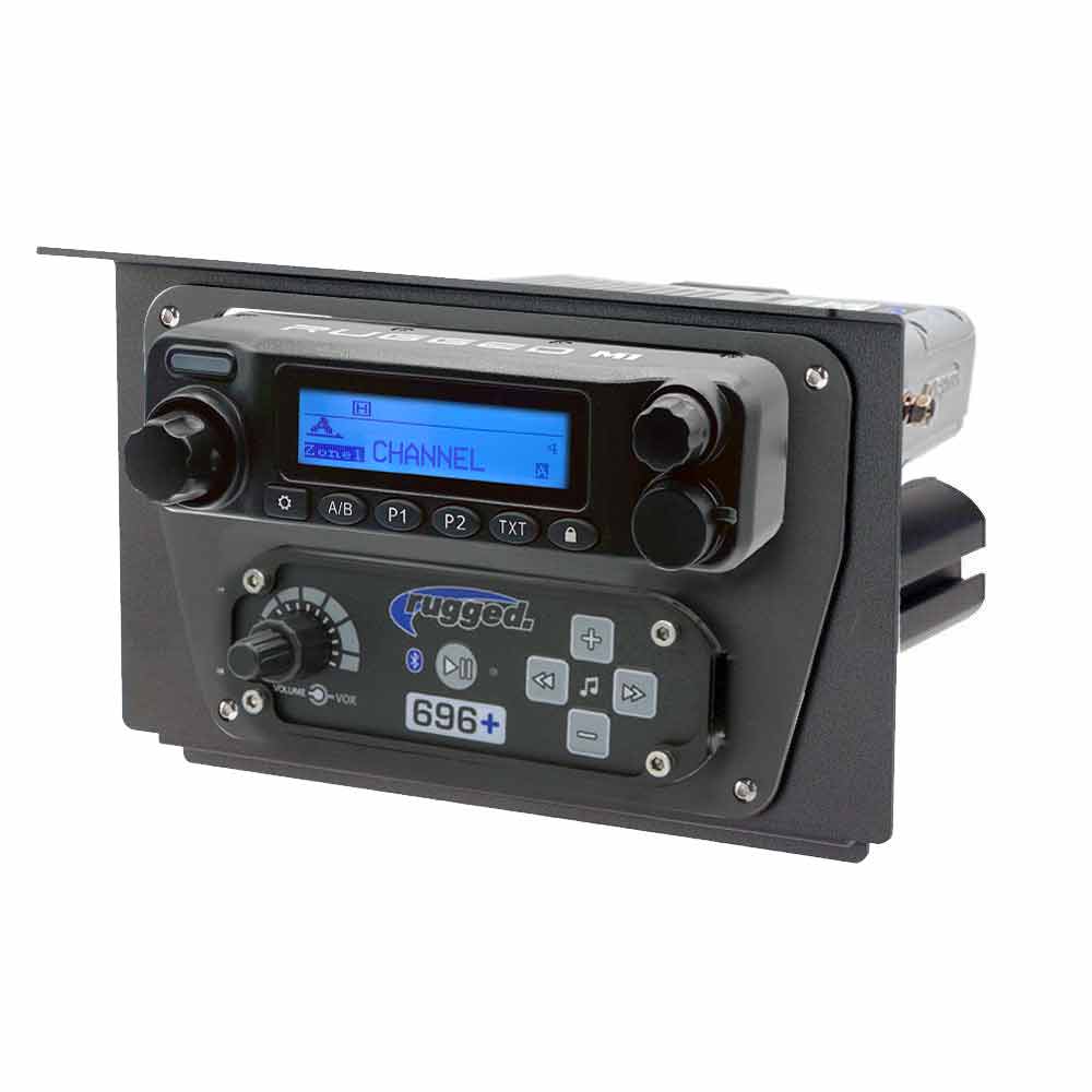 Rugged Radios Polaris RZR XP 1000 Complete Communication Kit /w Bluetooth Intercom & 2-Way Radio - 696 PLUS / M1 VHF Business Band XP1-696-M1-HK