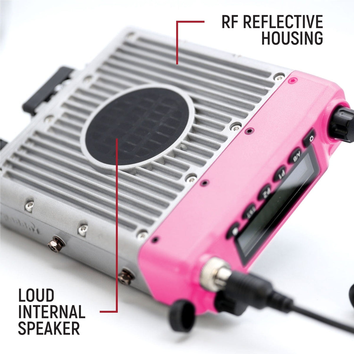 Rugged Radios Pink Rugged Radios G1 ADVENTURE SERIES Waterproof GMRS Mobile Radio Kit /w Antenna RK-G1-PINK