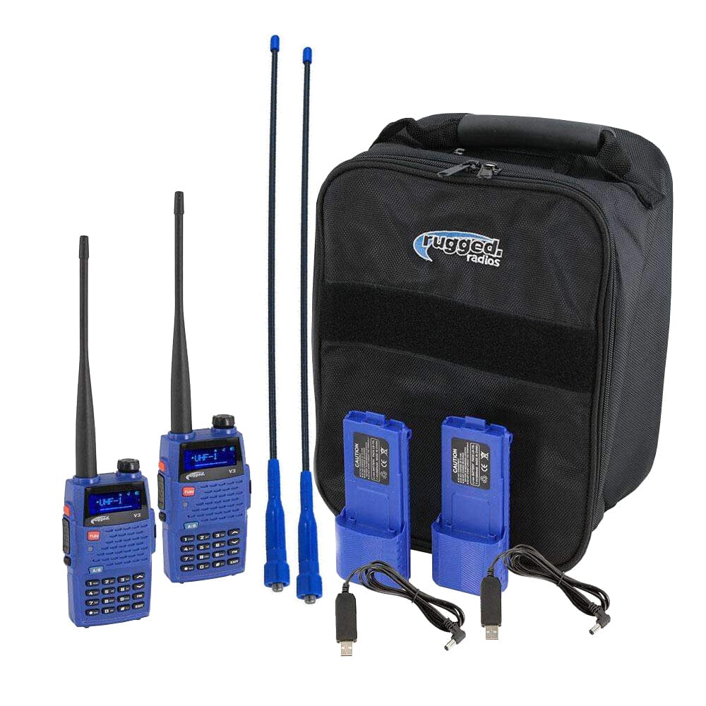 Rugged Radios V3 READY PACK - Rugged Radios V3 - Business Band Two Way Handheld Radios - Analog Only V3-READY-PACK
