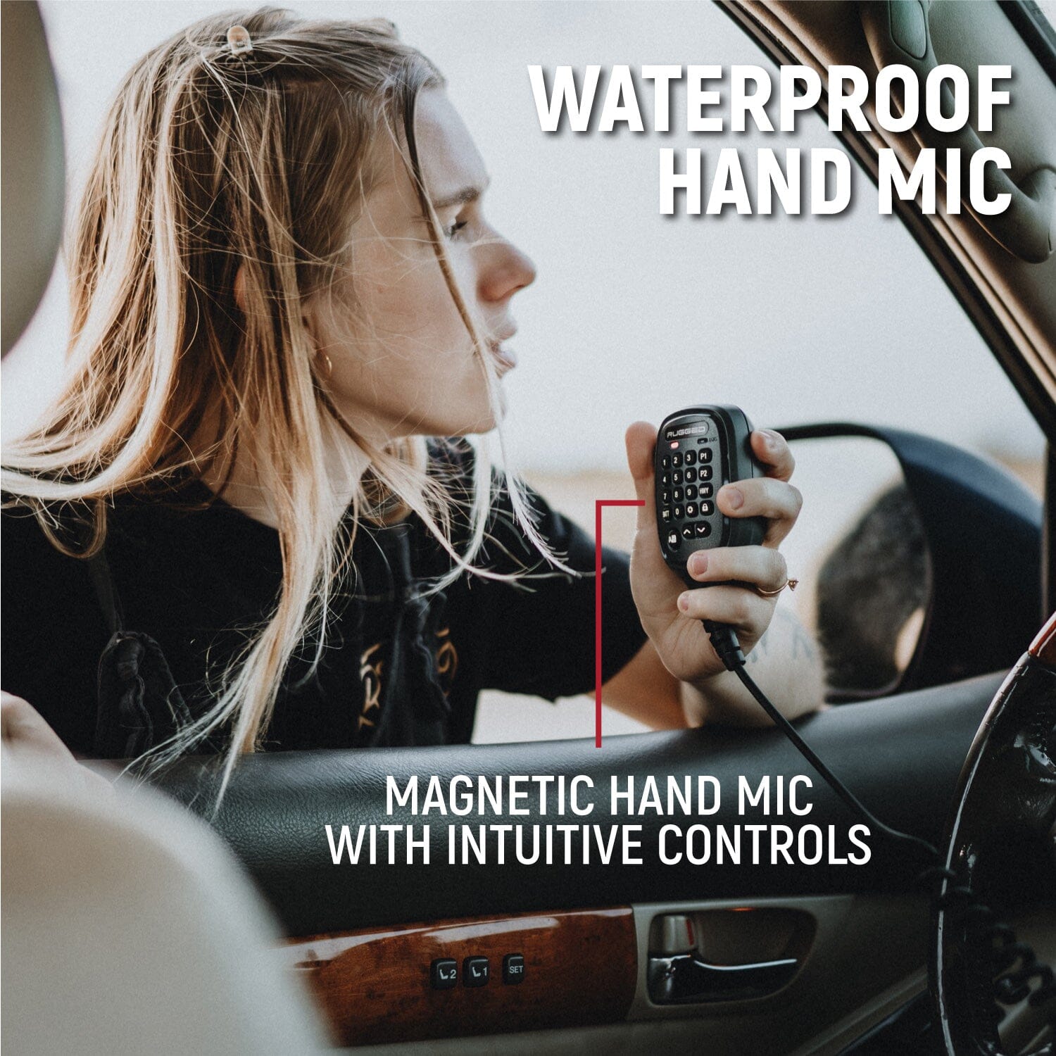 Rugged Radios G1 ADVENTURE SERIES Waterproof GMRS Mobile Radio G1