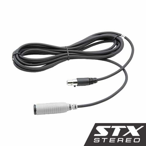 Rugged Radios STX STEREO Straight Cable to Intercom - 6 Feet CS-STX-6