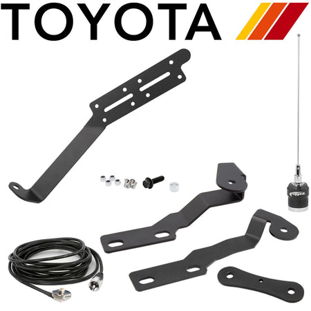 Rugged Radios Toyota Tacoma / 4Runner / Sequoia / Lexus Two-Way GMRS Mobile Radio Kit - Rambler G4 TK3-G4