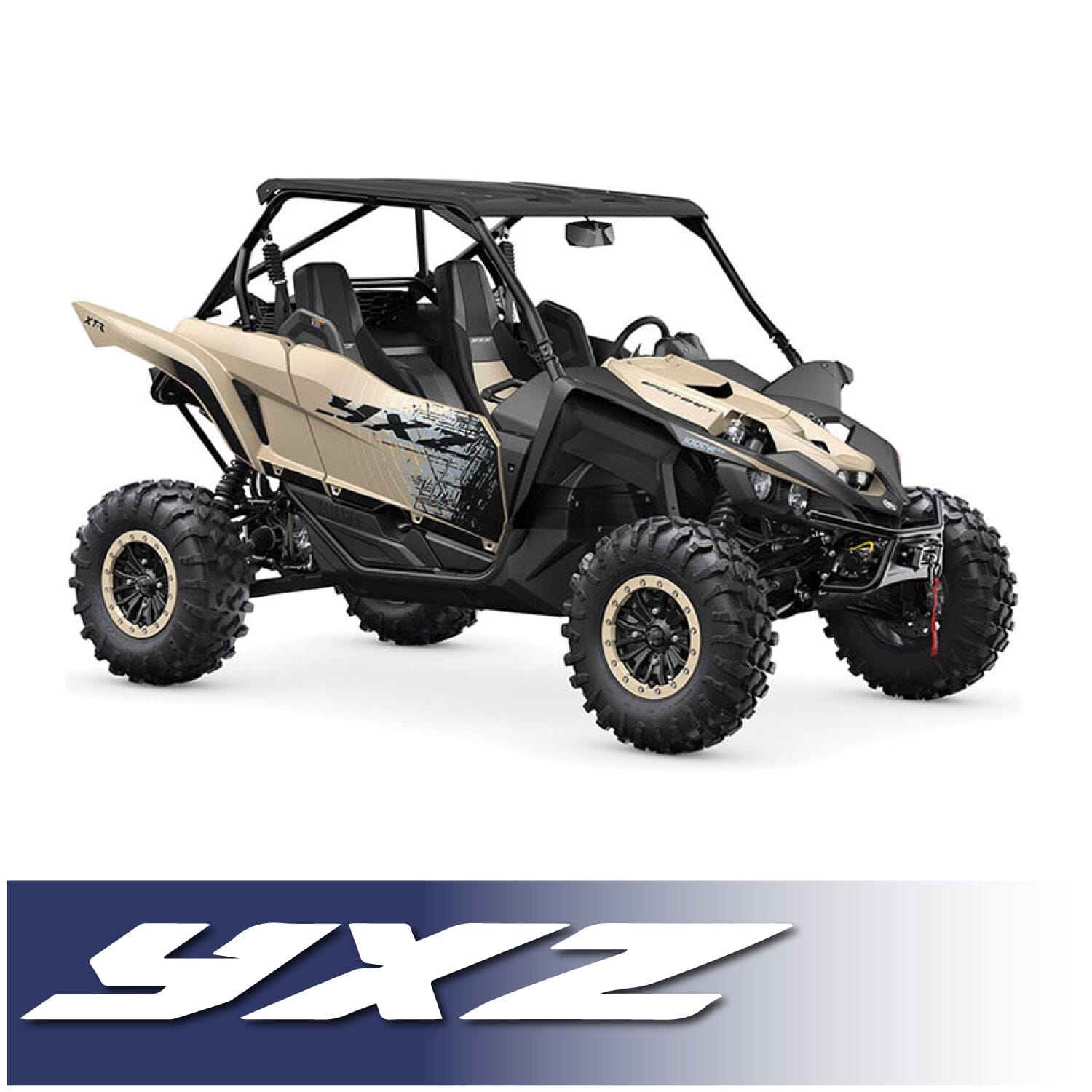 Rugged Radios Yamaha YXZ 1000R Complete Communication Kit /w Bluetooth Intercom & 2-Way Radio - 696 PLUS / M1 VHF Business Band YXZ-696-M1-HK