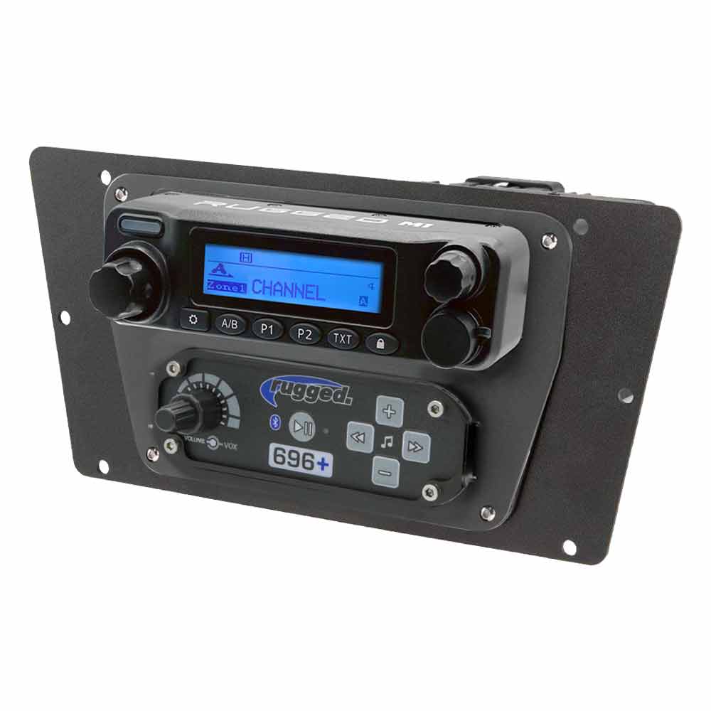Rugged Radios Yamaha YXZ 1000R Complete Communication Kit /w Bluetooth Intercom & 2-Way Radio - 696 PLUS / M1 VHF Business Band YXZ-696-M1-HK
