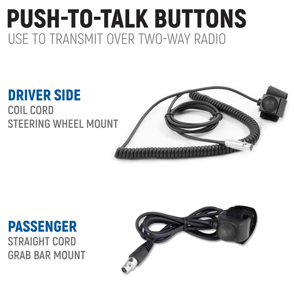 Rugged Radios Yamaha YXZ 1000R Complete Communication Kit with Intercom and 2-Way Radio - 696 PLUS Intercom - G1 GMRS Radio