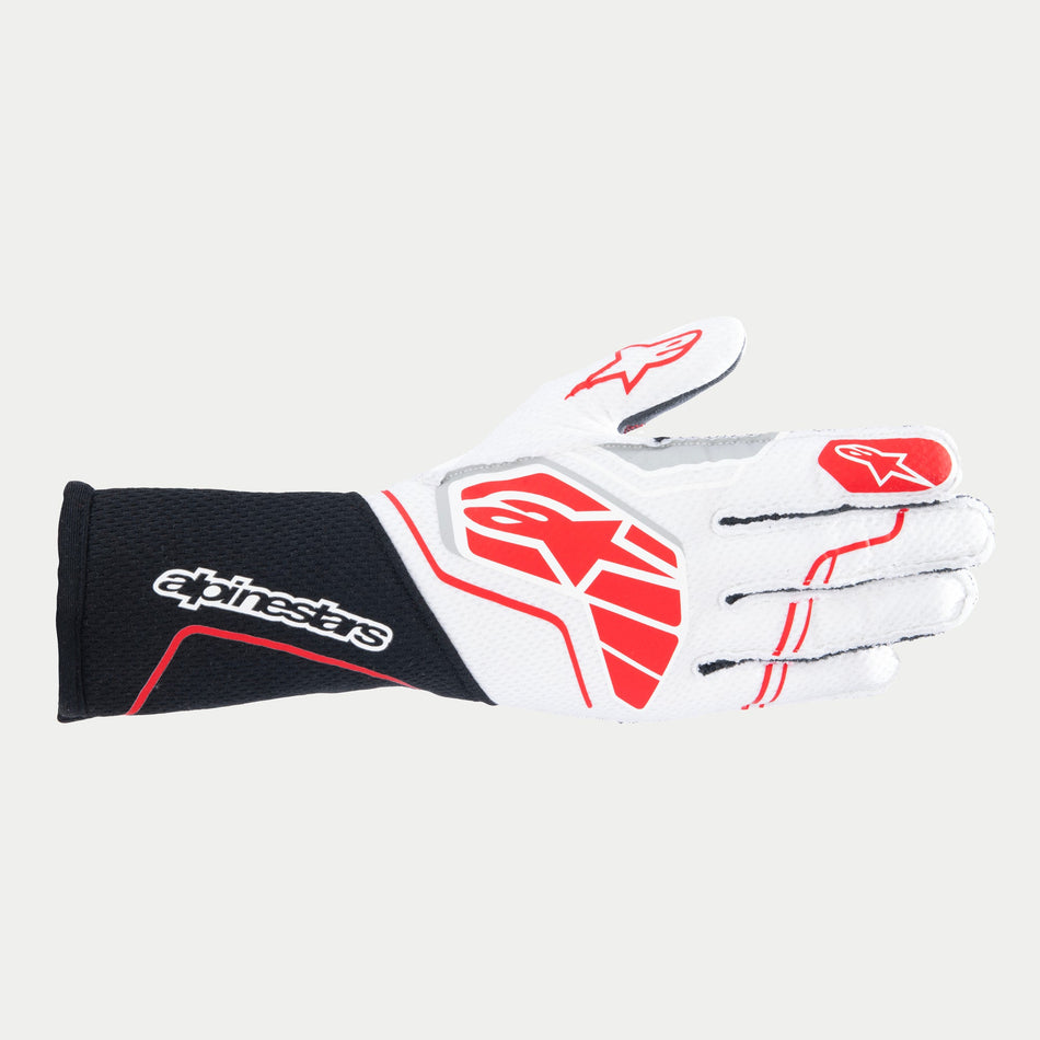 Alpinestars Tech-1 Zx V4 Gloves - Black/White/Red
