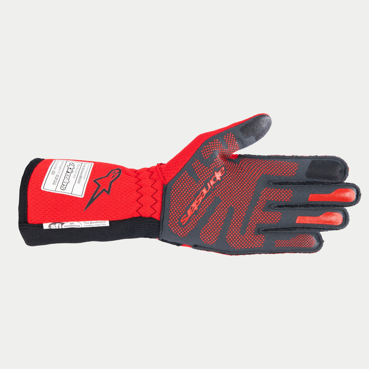 Alpinestars Tech-1 Zx V4 Gloves - Black/Red