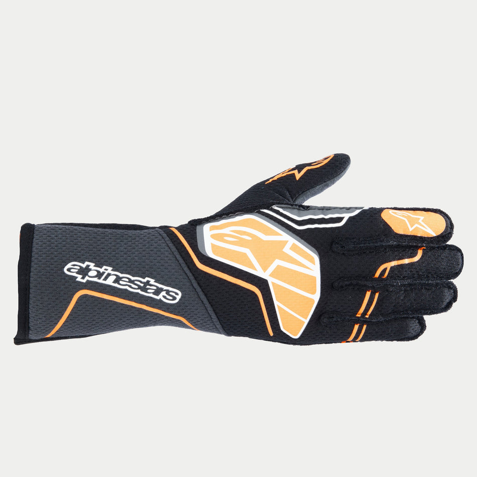 Alpinestars Tech-1 Zx V4 Gloves - Black/Orange Fluo