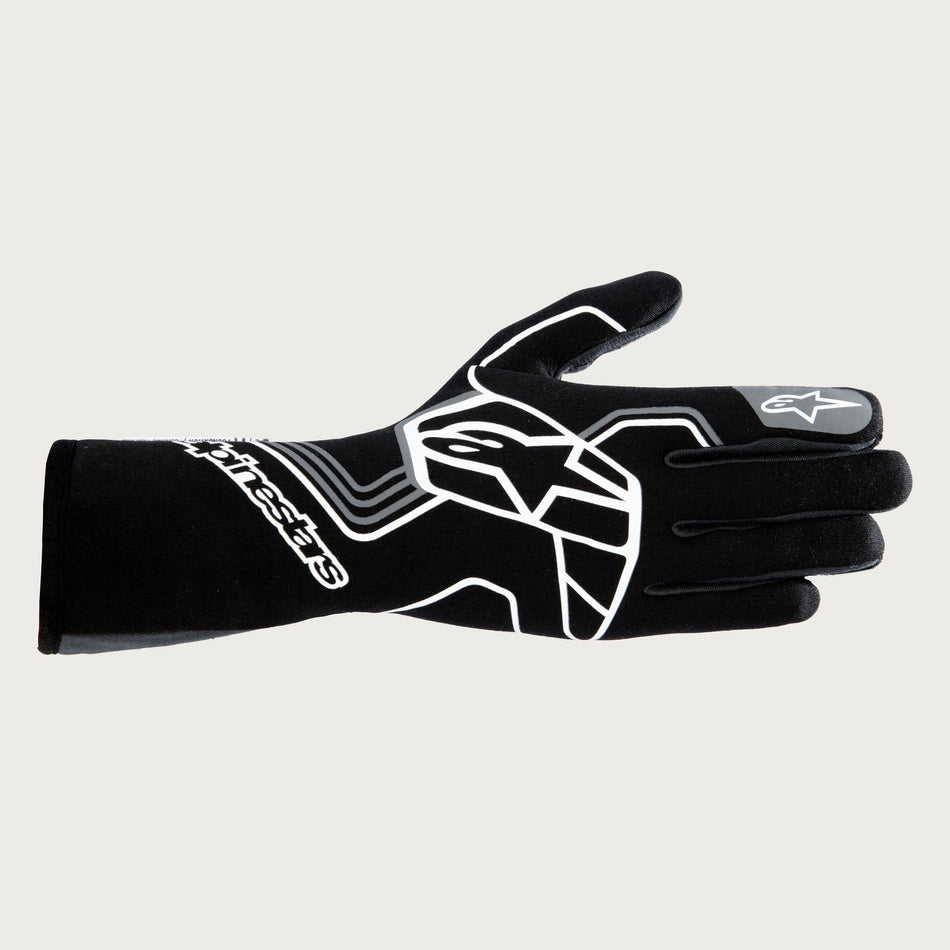 Alpinestars Tech-1 Race V4 Gloves - Black/Tar Gray
